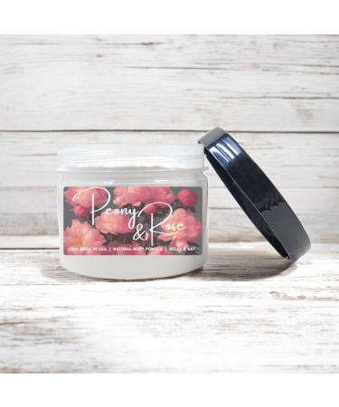 Body Powder for Men & Women Scented Peony & Rose Perfume Dusting Powder Bath Powder with Fragrance & Essential Oils Talc Free 8oz Container Made in USA - Buy Online on GoSupps.com