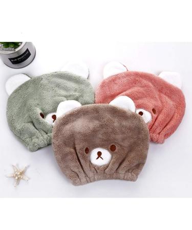 Abcsea 2-Piece Children's Turban Hair Dryer Set | Fast-Drying Microfiber Towels in Blue & Green - Buy Online on GoSupps.com