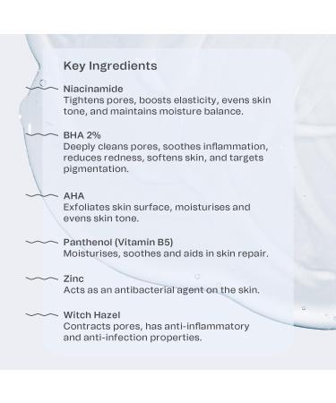 Spot & Acne Treatment - Salicylic Acid Witch Hazel Niacinamide + AHA - Blemish & Spot Cream Minimises Pimples & Blackheads - Fragrance Free SOS Spot Treatment - Dermatologically Tested - Indy Beauty - Buy Online on GoSupps.com