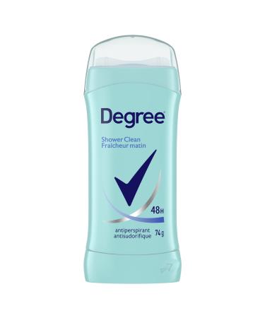 Degree Antiperspirant Stick for 48 Hour Sweat & Odour Protection Shower Clean Deodorant for Women keeps you feeling fresh and dry 74 g