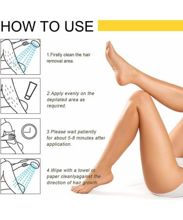  Katutude Sensitive Hair Removal Cream with Honey Milk - Hair Removal Cream for Body and Legs - Painless - Effective for Forearms - For Body and Legs - Buy Online on GoSupps.com