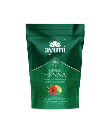 Ayumi Herbal Henna Natural Herb Powder Which Soothes the Scalp Blended With 9 Himalayan Herbs Which Nourish & Condition the Hair 1 x 150g 150 g (Pack of 1)