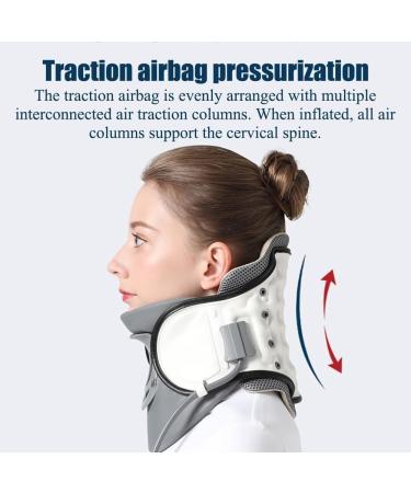 Cervical Stretching Correction Device Inflatable Cervical Collar Airbag Compression Cushioning Design 360 Fixed Wrap 20 Arc Traction for Relieve Stress and Pain (Color : Blue) - Buy Online on GoSupps.com