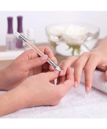 5-Piece Nail Art Pen & Brush Set - Double-Headed Silicone & Acrylic Tools with Rhinestone Handle for DIY Manicure - Perfect for Salons & Home Use - Buy Online on GoSupps.com