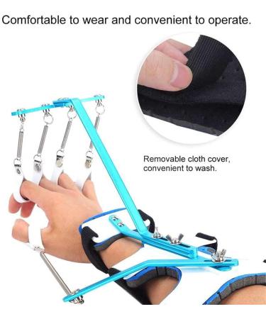 ZZBB Hand Rehabilitation Training Equipment Finger Splint Protector Orthotics Medical Wrist Finger Orthosis Tendon Recovery Exercise for Stroke Hemiplegia Patients - Buy Online on GoSupps.com