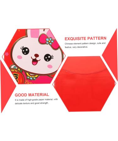 ABOOFAN 162 Pcs Cartoon Red Envelope New Year Red Packet Traditional Style Red Envelopes Year of The Rabbit Red Envelopes China Red Envelope 2023 Year Red Envelopes Paper Piggy Bank Child - Buy Online on GoSupps.com