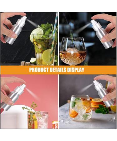 Ciieeo Martini Atomizer Bar Mister 80ml Refillable Canister Cocktail Mister Vermouth SpritzerBitters Spray Bottle Portable Perfume Sprayer for Cocktails Bar 10.60X3.60X3.60CM - Buy Online on GoSupps.com
