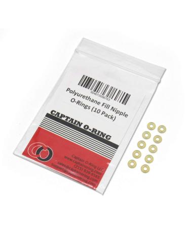 Captain O-Ring Paintball Fill Nipple O-Rings (10 Pack, 90 Durometer Polyurethane) - Buy Online on GoSupps.com