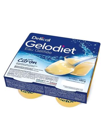 Delical Gelodiet Gel Water 4x120g Delical