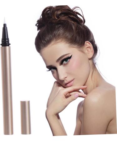Beatifufu 5pcs Eyeliner Empty Pencil Lip Gloss Tubes White Eyeliner Cotton Head Liquid Eyeliner Plastic - Buy Online on GoSupps.com