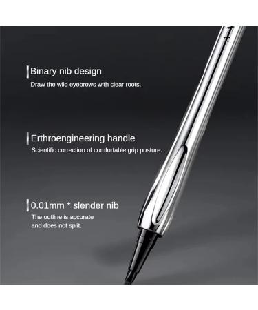 Micro-Fork Tip Pencil Long-lasting Waterproof Brows Pencil 3Pieces Eyebrow Pencil with 2-Prong Micro-Fork Tip Applicator Microblading Pencil for Creating Natural Eyebrows Smudge-proof (1 Of Each) - Buy Online on GoSupps.com