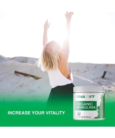 Premium Organic Spirulina Powder - 250g (8.82 oz) | Non-GMO Blue Green Algae | 83 Servings | Raw & Vegan - Buy Online on GoSupps.com