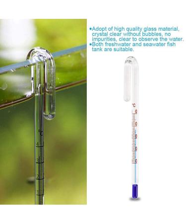 Hang On Thermometer for Aquariums - U Shape Hanging Glass Fish Water Temperature Monitor (6mm) - International Shipping Available - Buy Online on GoSupps.com