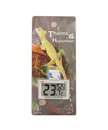 LXSZRPH Reptile Hygrometer and Thermometer High LCD Display Temperature Humidity Meter Gauge with Hook for Reptile Tanks Terrariums Vivariums (1 Pack) - Buy Online on GoSupps.com