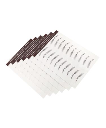 Beavorty 6pcs eyebrow stickers 3d stickers tattoo eyebrow Temporary Brow Tattoos cosmetic 4d