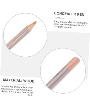 NOLITOY 4pcs Concealer Pen Concealer Stick Makeup Concealer Highlighter Stick Dark Circle Concealer Wooden 1 g (Pack of 1) Ivory - Buy Online on GoSupps.com