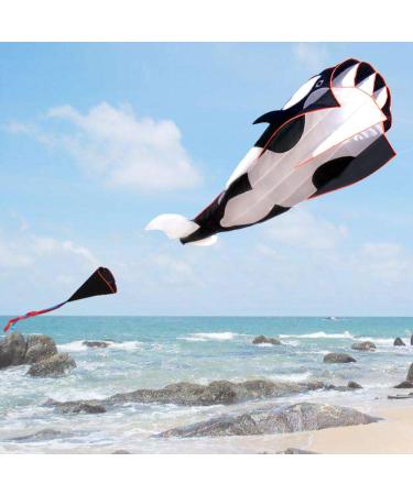 Hengda KITE-3D: Giant Black Dolphin Orcas Whale Breeze Kite for Kids & Adults - Buy Online on GoSupps.com
