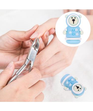 FOMIYES Silicone Cuticle Tweezers Cap Scissors Cuticle Nipper Cover Manicure Trimmer Cover Bear Cuticle Trimmer Sleeves Cartoon Tweezer Cover for Manicure Pedicure Tools - Buy Online on GoSupps.com