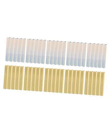 BIUDECO 50 Boxes Lip Gloss Box Lipstick Box DIY Lipstick Bottle Boxes Lip Container Perfume Eyeliner Gold Card