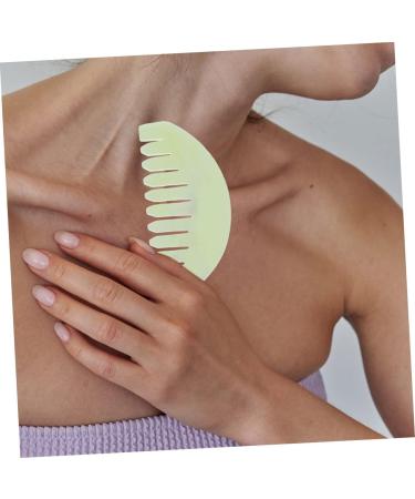 Buy Tovinanna 2-Piece Jade Scalp Massage Tool Set - Head Acupressure Kamm for Ultimate Relaxation & Stress Relief - International Shipping Available - Buy Online on GoSupps.com