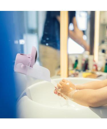 Buy Mylerct 2 Cartoon Astronaut Faucet Extension for Kids | Safe Non-Hurtful Tap Extender for Kitchen & Bathroom - Blue & Purple - Buy Online on GoSupps.com