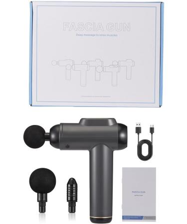 Buy High-Quality Massage Gun - Quiet Percussion Muscle Massager with 2 Heads for Ultimate Body & Shoulder Relaxation - International Shipping Available - Buy Online on GoSupps.com