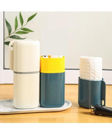 Buy Digjobk Portable Travel Toothbrush Mug & Toiletries Set - Beige | Multifunction Bathroom Organizer & Travel Cup - Buy Online on GoSupps.com