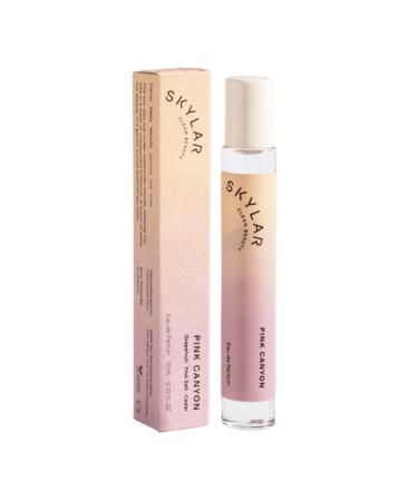 Skylar Pink Canyon Eau de Parfum - Hypoallergenic & Clean Perfume for Women & Men Vegan & Safe for Sensitive Skin - Notes of Grapefruit Pink Salt & Cedar - 10mL /0.33 Fl oz