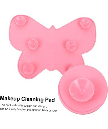 Angoily 1pc Silicone Scrub Pad Beauty Tool Cleaning Accessories Makeup Cleaning Mat Makeup Brush Scrubber Beauty Brush Cleaning Instrument Cosmetic Pink Cleaning Brush Silica Gel - Buy Online on GoSupps.com