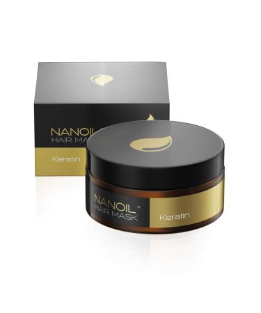 NANOIL Keratin Hair Mask 10fl oz - Regeneration and Revitalisation Strengthening Weakened Hair