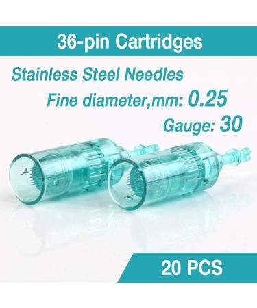 Dr.Pen Ultima A6S 36-pin Cartridges - Original Replacement Parts (20 pcs) - Buy Online on GoSupps.com