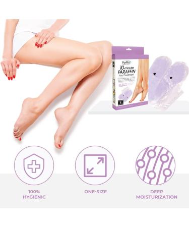 ForPro Lavender Paraffin Foot Treatment Booties - 10-Minute Spa & Home Treatment (One Pair) - Buy Online on GoSupps.com