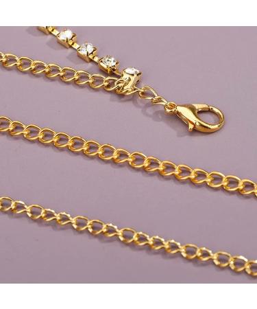 Shop Xerling Forehead Crystal Pendant Head Chain - Boho Gold Rhinestone Headpiece for Women & Girls | Perfect for Festivals & Weddings - Buy Online on GoSupps.com