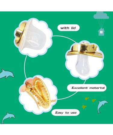 Pacifier with Golden Letters - Exquisite Silicone Baby Pacifier (Letter K) | Safe for Travel & Home - Buy Online on GoSupps.com