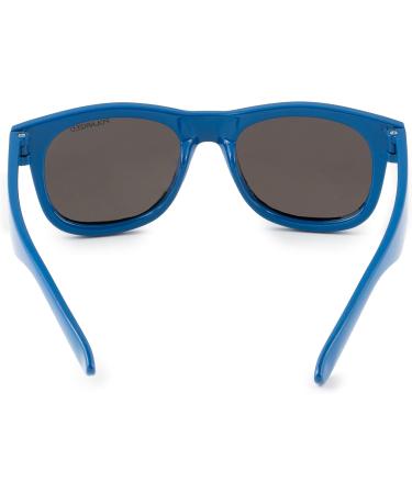 Kiddus Polarized UV400 CAT4 Baby Sunglasses | Unbreakable Shatterproof Lenses | Flexible BPA-Free Design | Barcelona Navy Blue - Blue Mirror - Buy Online on GoSupps.com