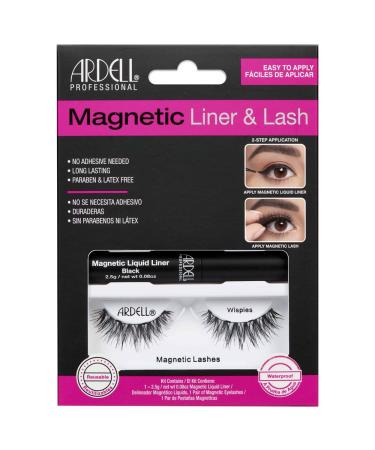 Ardell Magnetic Liquid Liner & Lash - Eyelashes with liquid magnetic eyeliner (Wispies) - Buy Online on GoSupps.com