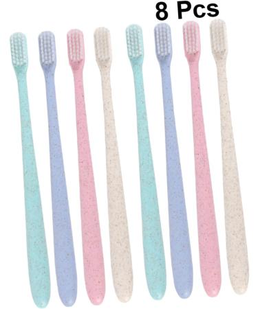Healeeved 6 Boxes Portable Toothbrush Set - 8-Piece Travel Toothbrush with Picks for At-Home Use - International Shipping Available - Buy Online on GoSupps.com