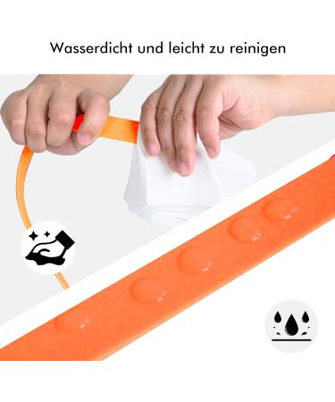 Tag Trag 20m Orange Dog Leash - Waterproof Easy to Clean Training Line for Small to Medium Dogs - Durable Handle & D-Ring - Buy Online on GoSupps.com