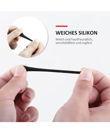 Buy Thetag 16 Pairs Silicone Anti-Slip Ear Hooks for Glasses & Sunglasses - Comfortable Black & White Ear Brackets - International Shipping Available - Buy Online on GoSupps.com