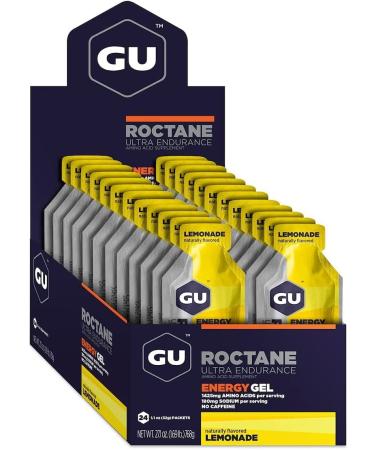 GU Energy Roctane Ultra Endurance Energy Gel 24-Count - Lemonade Flavor - Buy Online on GoSupps.com