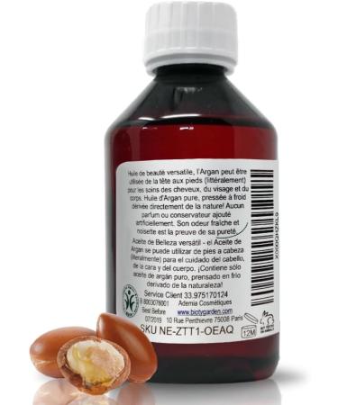 Huile d'Argan Bio 250 ml Press e Froid pour un Pouvoir Anti- ge Remarquable Hydratation R g n ration & clat Naturel Id ale pour Peau Cheveux & Ongles Vegan & coresponsable - Buy Online on GoSupps.com
