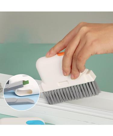 Window Sill Cleaner Tool 2 in 1 Groove Cleaning Brush Crevice Cleaning Brush Crevice Window Slot Multifunctional Deepening Gaps Cleaning Detachable Brush(Blue) - Buy Online on GoSupps.com