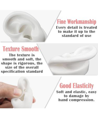 Large Silicone Ear Model for Acupuncture Practice and Jewelry Display - Buy Online on GoSupps.com