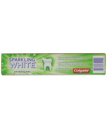 Colgate Sparkling White Fluoride Toothpaste with Baking Soda & Peroxide - Mint Zing 6.4 oz | International Shipping Available - Buy Online on GoSupps.com