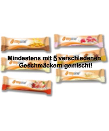 Inko Myline Bar Mix-Box - 24 Protein L-Carnitine Bars (5+ Flavours) - International Shipping Available - Buy Online on GoSupps.com