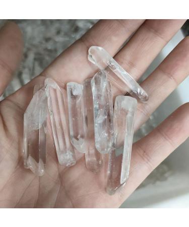 7pcs Natural Stone Crystal Specimen Clear Quartz Crystals Stones Health Stone Decoration Home Goods - Buy Online on GoSupps.com