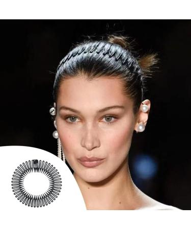 Full Circle Headband Stretch Hair Comb Headband Flexible Hair Accessories for Women Girl full circle headband - Buy Online on GoSupps.com