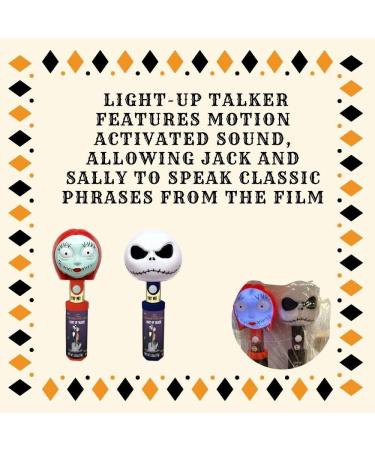 Nightmare Before Christmas Light Up Talker with Candy Inside Jack Skellington and Sally Characters for Trick or Treat Game Prizes Goodie Bags and Party Favors (Pack of 02) - Buy Online on GoSupps.com