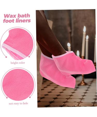 Gatuida Sachets de Cire de Beaut pour Pieds 2 Paires pais Rose Fonc Bord Blanc Protection Thermale Soins Spa P dicure Domicile - Buy Online on GoSupps.com