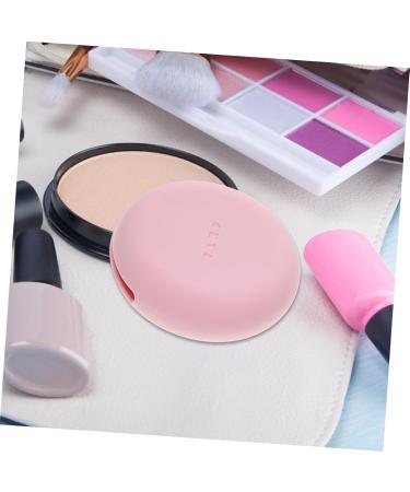 DRESSOOS Silicone Cosmetic Box Portable Makeup Sponge Holder Portable Makeup Puff Holder Silicone Beauty-blender Powder Puff Holder Small Makeup Travel Pocket Pink Cosmetic Bag Silica Gel 7.50X7.50X2.00CM Pink - Buy Online on GoSupps.com
